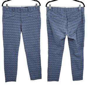 Gap Skinny Ankle Blue Print Jeans 10 Mid-rise Stretch Crop Pants Whimsigoth
